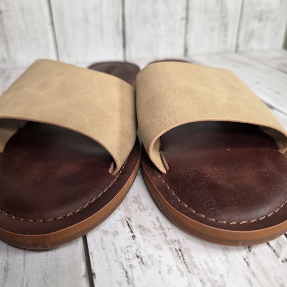 Cushionaire Carly Brown Slide Sandals - Picture 3 of 6